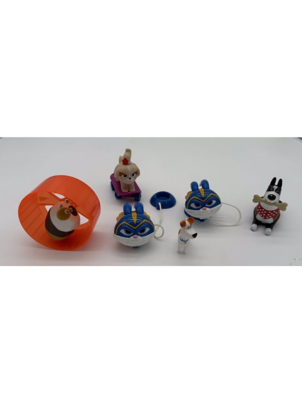2019 Secret Life Of Pets 2 Lot Of 5 #2 #3 #4 #6 And Max Figure McDonald's